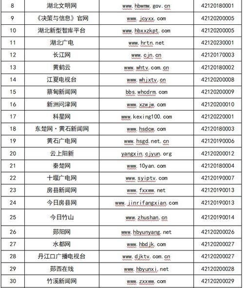 湖北省互聯網新聞信息服務單位信息概覽（截至2024年6月30日）